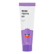 베베티스60 무불소 아기치약, 60g, 1개