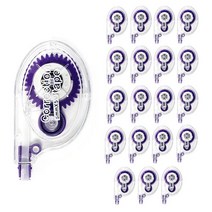 롱 수정테이프 8m, 보라, 20개