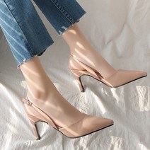라인이 예쁜 8cm 슬링백힐 구두