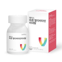 웰러스 바른 멀티비타민 미네랄, 60정, 1개