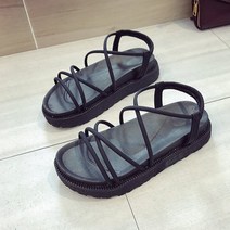 콩 K SHOES 심플 베이직 스트랩 샌들