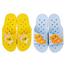 릴팡 카카오프렌즈 일체형 욕실화 라이언 + 무지, 1세트