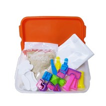 보아스린 뉴 퍼니매직 샌드놀이 1번, 랜덤발송(음식모양 찍기틀)