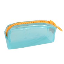 컬러 글로시 빅지퍼 케이스, 블루, 1개