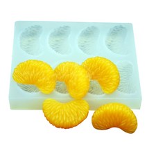 몰드비 귤 8구 수제 실리콘 몰드 단품 1개입