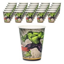 마블 어벤져스 헐크 오리지널 종이 파티컵 290ml, 50개입, 1개