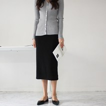 세이스타일 코튼 옆트임 H 스커트