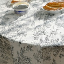한스빌 프렌치 테이블보, 그레이, 120 x 160 cm