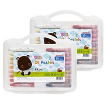아트모아 토이 오일파스텔 크레파스 2개, 36색