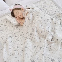 아띠블랑 쿨링 인견 유아동 여름이불 세트, 갤럭시스타