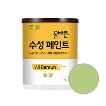 페인트인포 올바른 수성 페인트 1L, 프레쉬그린