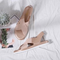 여성용 크로스 밴드 샌들