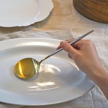 테이블아트 아벨라 무광투톤 서빙스푼, 혼합색상, 1개