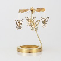 콩 K Items 03 나비 캔들 회전 토퍼 중, 골드
