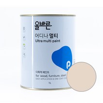 페인트인포 올바른 어디나 멀티 페인트 1L, 레전시베이지