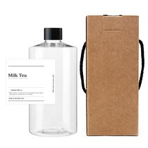 공병 AC520 투명 520ml + 캡 검정 + 박스 + 스티커 N8 세트, 10세트