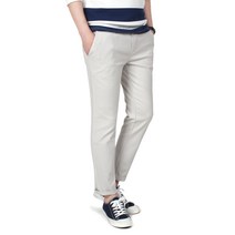 다꾸앙 남성용 편안한 텐션 밴딩 스판 면바지 B04D2_pc1338