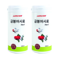 리컴 금붕어 사료 STEP2, 350ml, 2개