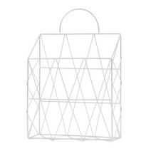 블럭마트 홈데코 스칸디나비아 바구니, 화이트, 1개