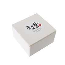 모던 상자 + 첫돌 스티커 캘리1 세트, 화이트, 100세트