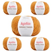 야나 메리노 트위드 뜨개실 5p, 411, 5개