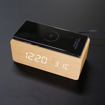 엑스트라 고속 무선충전 겸용 탁상시계 WCP 160, 혼합색상