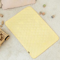 아이자리 순면 누빔 방수 패드, 코코옐로우