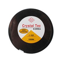 크리스탈텍 DIY 비즈 공예 반지 팔찌 만들기 우레탄줄 0.8mm x 1000m, 1개