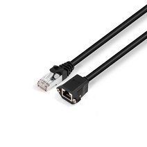 넥스트링크 FTP CAT.6 1G 연장 판넬 고정형 랜케이블 인터넷 랜선 2M, 혼합색상, 2개