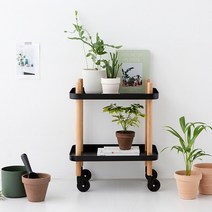 마켓비 GRUET 트롤리 2단, 블랙