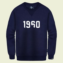 진마니아 남녀공용 루즈핏 1960 맨투맨 TL-271