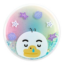 카카오프렌즈 헬로우썸머 얼굴 글리터 스탠드톡, 리틀 튜브, 1개