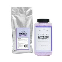 바스참 사해소금 라벤더 리필용, 1kg, 1개