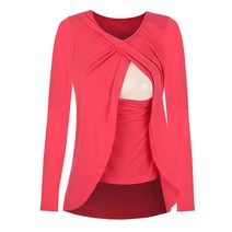 마켓에이 단색 루즈핏 수유 티셔츠