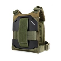 스페이버 아트 트레이닝 베스트 1.5kg + 중량판 3.58kg x 2p, 올리브드랍