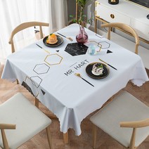 알럽홈 주방 패브릭 정사각 식탁보, Type24, 80 x 80 cm