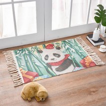 노르딕 디자인 홈 도어매트, 판다