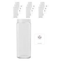 사각 잡곡통 1200ml x 10p + 반투명캡 10p + 네임스티커 사각 10p, 혼합색상