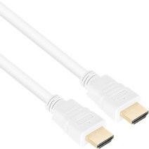 넷메이트 4K HDMI V1.4 & V2.0 케이블 화이트 NMC-HM050W, 1개, 5m