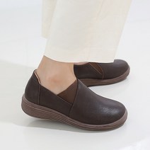 제이슈 여성용 천연소가죽 트렌드 슬립온