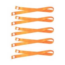 아유디 마스크 스트랩 성인용 65cm, 네온주황, 5개