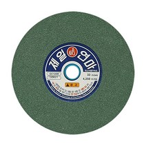 제일연마 GC탁상 그라인더용 숫돌 125 #80, 1개