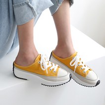 단골언니 여성 별 포인트 스케치 뮬 스니커즈