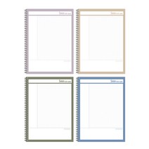 더오픈하우스 코넬 그리드 노트 5mm 4종 세트 23-7044, 퍼플, 베이지, 그린, 블루, 1세트