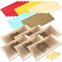 투영디자인 컬러 가로형 돈봉투 5종 x 4p + 골드 용돈봉투 6p, 복주머니(골드봉투), 1세트