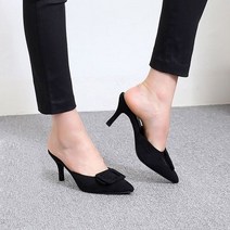씨엔토 여성용 홀리엔 스웨이드 블로퍼 8cm 2ST08