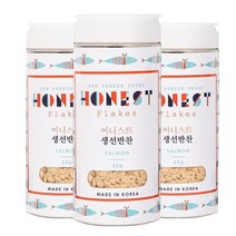 어니스트 고양이 생선반찬 플레이크 동결건조 간식 연어 35g, 3개
