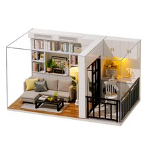 꼬미딜 DIY 미니어처하우스 소형 13 활력적인 생활 + 제작도구, 혼합색상