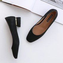 멜팅나인 여성용 SB마인로우 금장누박 로우힐 단화