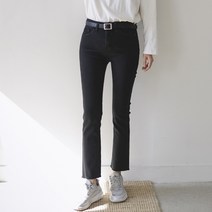 수비진 여성용 융기모 허리스판 슬림부츠컷 청바지 SP896